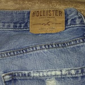 Ripped boot cut jeans